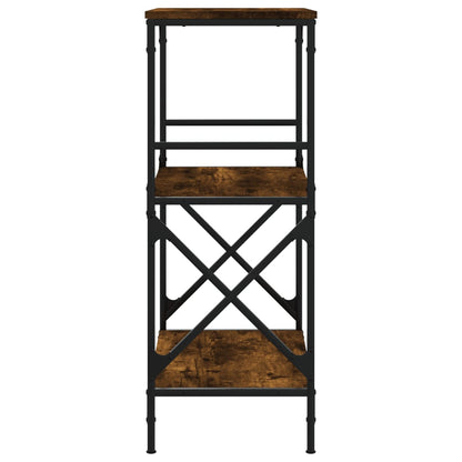 Boekenkast 3-Laags 59X35X90,5 Cm Bewerkt Hout 90.5 cm