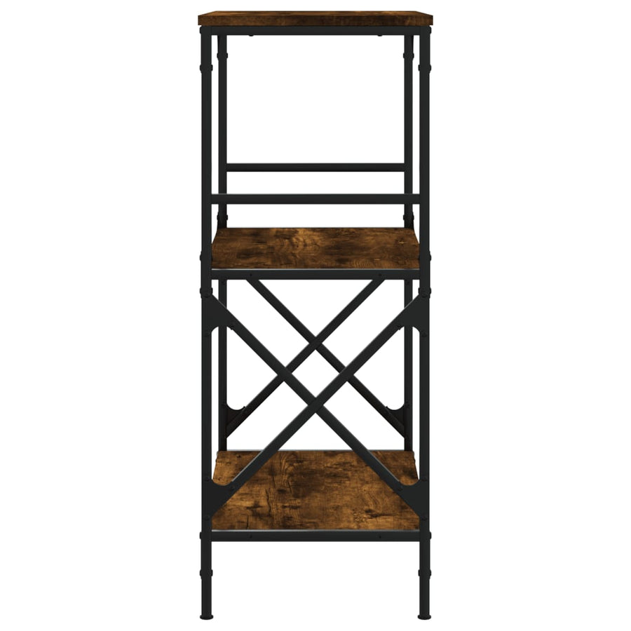 Boekenkast 3-Laags 59X35X90,5 Cm Bewerkt Hout 90.5 cm