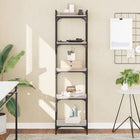 Boekenkast 5-laags 40x30x154 cm grijs sonoma eiken