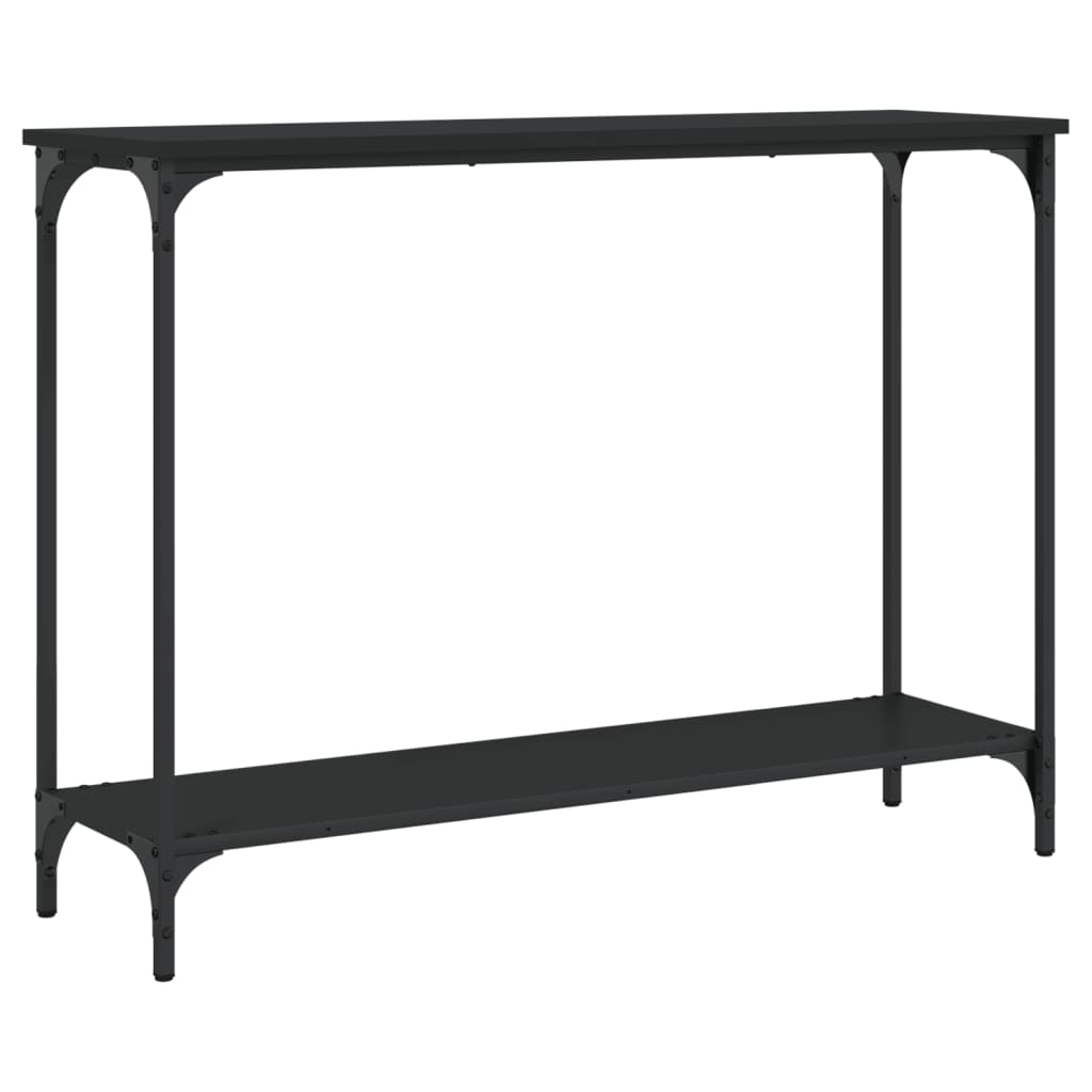 Wandtafel 0X30,5X75 Cm Bewerkt Hout 101 x 30.5 x 75 cm Zwart