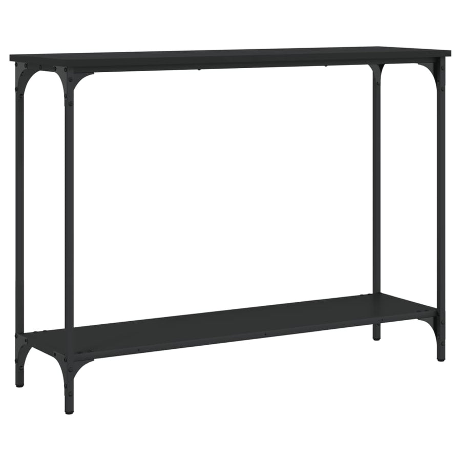 Wandtafel 0X30,5X75 Cm Bewerkt Hout 101 x 30.5 x 75 cm Zwart