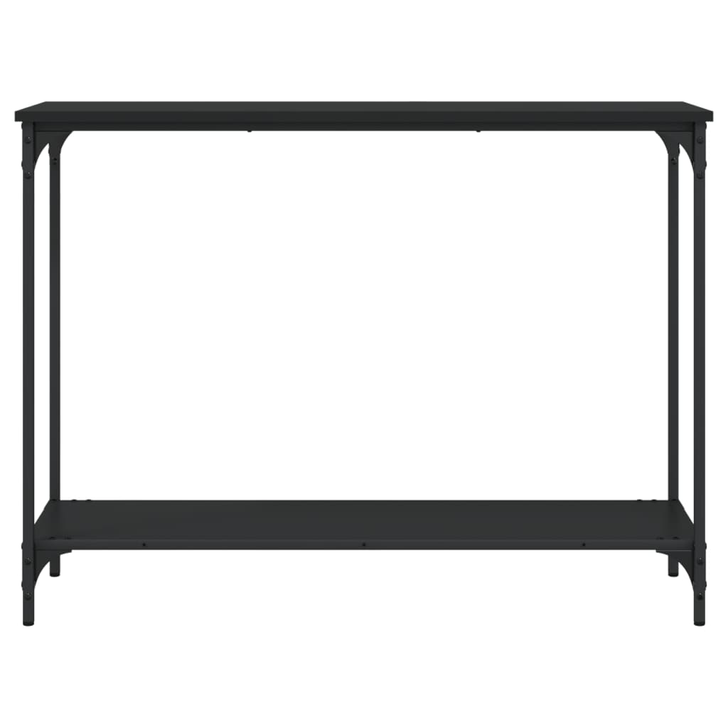 Wandtafel 0X30,5X75 Cm Bewerkt Hout 101 x 30.5 x 75 cm Zwart