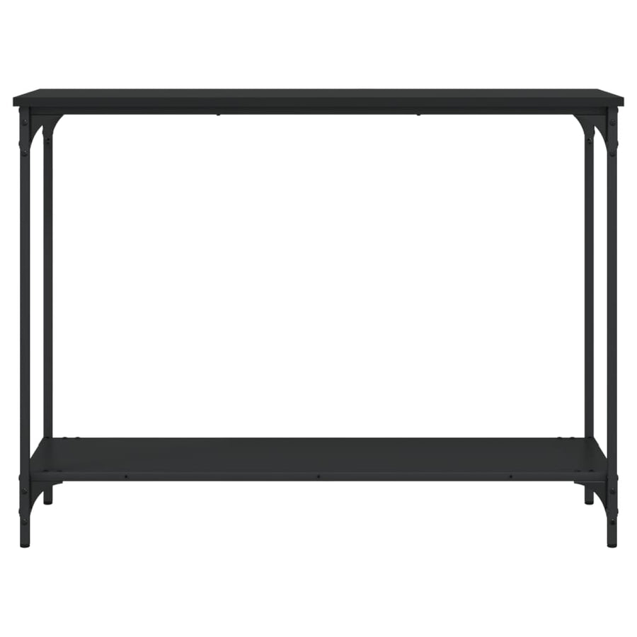 Wandtafel 0X30,5X75 Cm Bewerkt Hout 101 x 30.5 x 75 cm Zwart