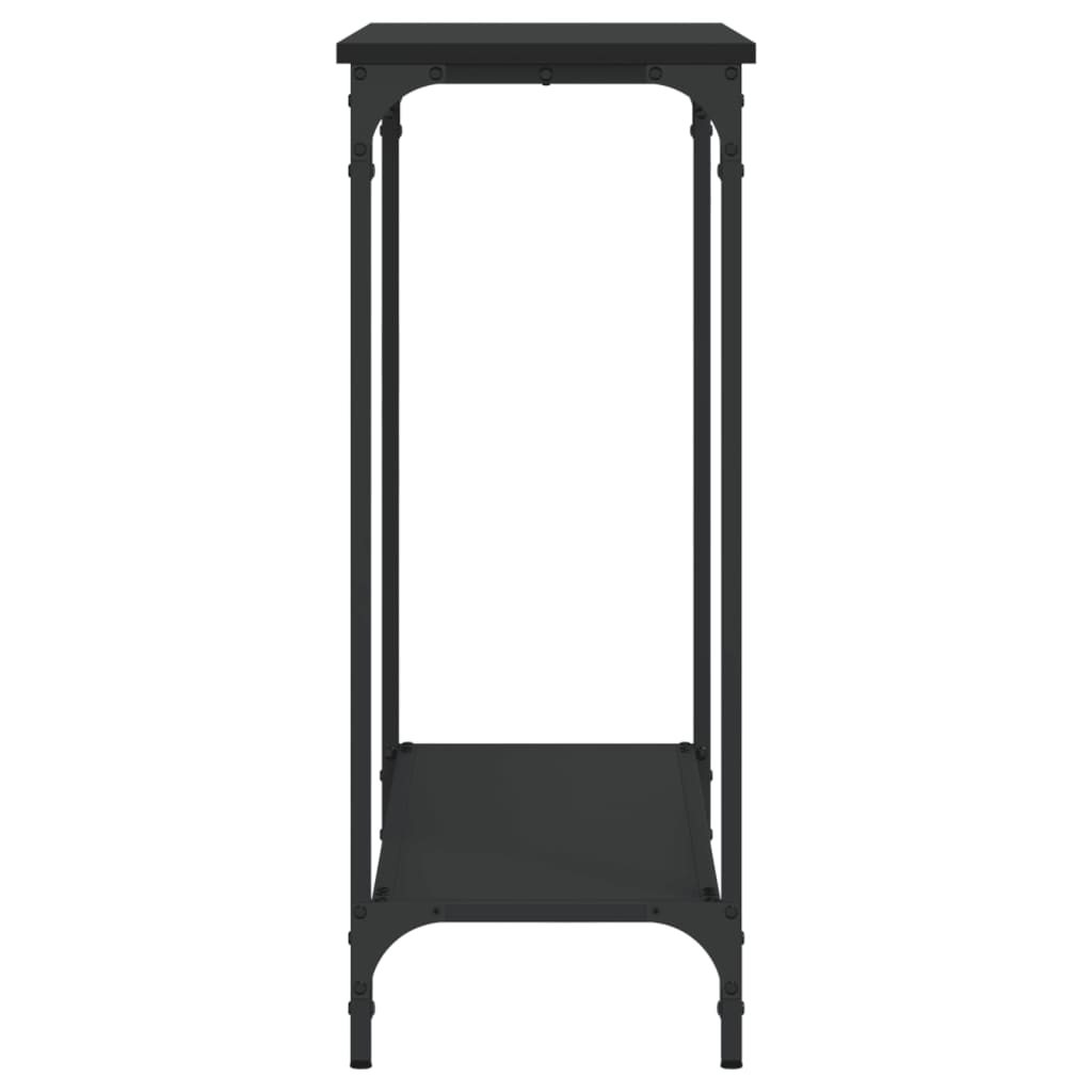 Wandtafel 0X30,5X75 Cm Bewerkt Hout 101 x 30.5 x 75 cm Zwart