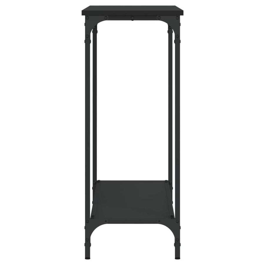 Wandtafel 0X30,5X75 Cm Bewerkt Hout 101 x 30.5 x 75 cm Zwart