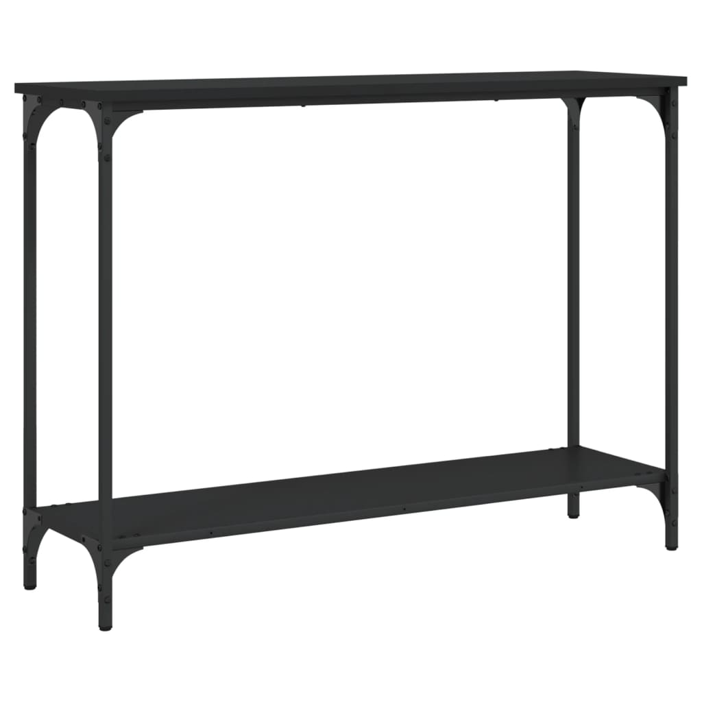 Wandtafel 0X30,5X75 Cm Bewerkt Hout 101 x 30.5 x 75 cm Zwart