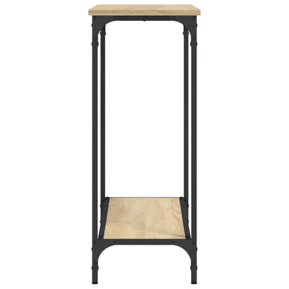 Wandtafel 0X30,5X75 Cm Bewerkt Hout Kleurig 101 x 30.5 x 75 cm Sonoma eiken