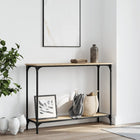 Wandtafel 101x30,5x75 cm bewerkt hout sonoma eiken