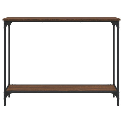 Wandtafel 0X30,5X75 Cm Bewerkt Hout Bruineikenkleurig 101 x 30.5 x 75 cm bruin eikenkleur