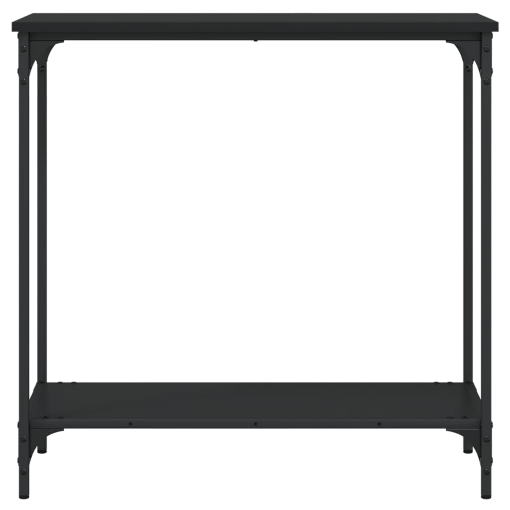 Wandtafel 75X30,5X75 Cm Bewerkt Hout 75 x 30.5 x 75 cm Zwart