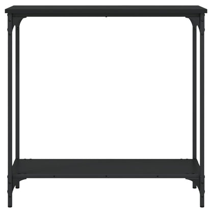 Wandtafel 75X30,5X75 Cm Bewerkt Hout 75 x 30.5 x 75 cm Zwart