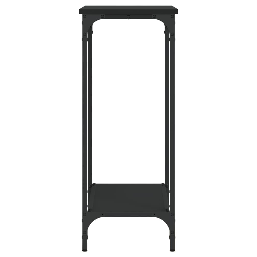 Wandtafel 75X30,5X75 Cm Bewerkt Hout 75 x 30.5 x 75 cm Zwart