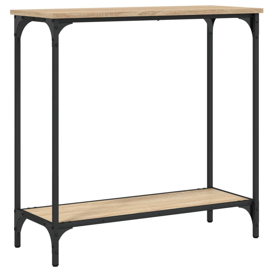 Wandtafel 75X30,5X75 Cm Bewerkt Hout Kleurig 75 x 30.5 x 75 cm Sonoma eiken