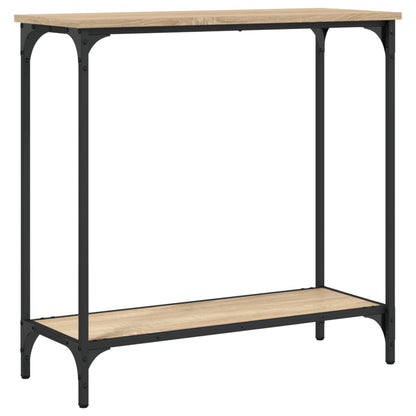 Wandtafel 75X30,5X75 Cm Bewerkt Hout Kleurig 75 x 30.5 x 75 cm Sonoma eiken