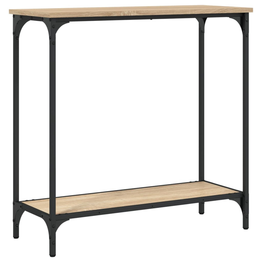 Wandtafel 75X30,5X75 Cm Bewerkt Hout Kleurig 75 x 30.5 x 75 cm Sonoma eiken