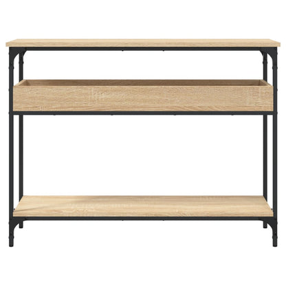 Wandtafel Met Schap 100X29X75 Cm Bewerkt Hout Kleur Sonoma eiken 100 cm
