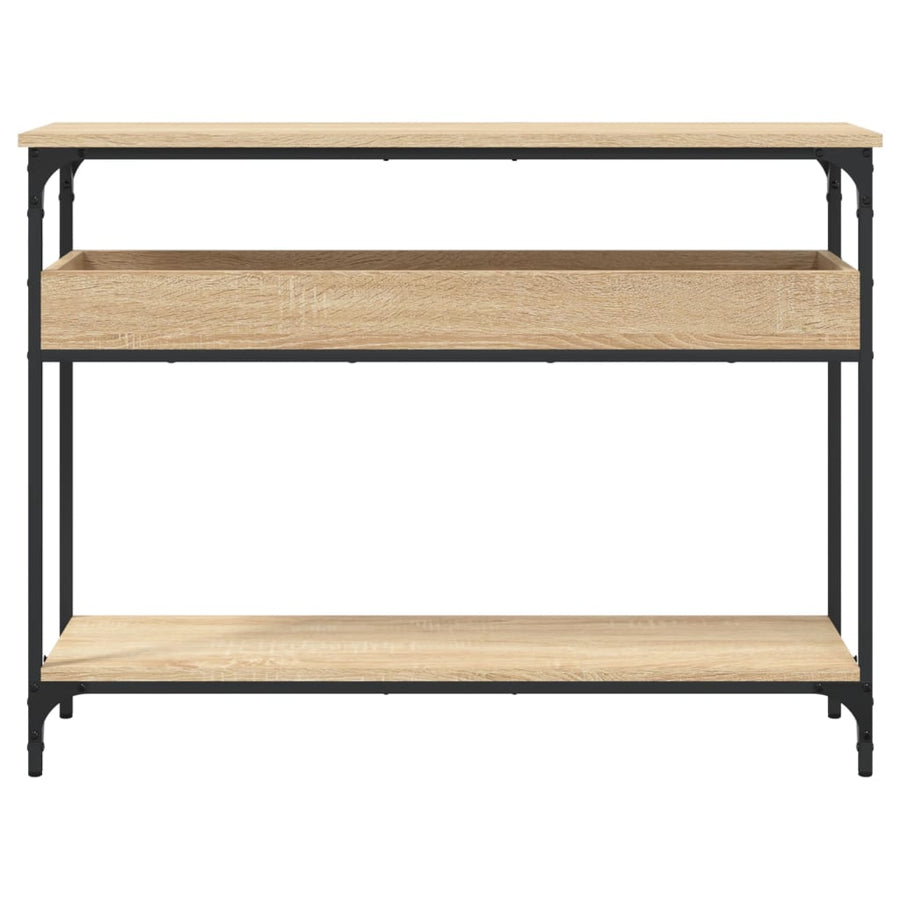 Wandtafel Met Schap 100X29X75 Cm Bewerkt Hout Kleur Sonoma eiken 100 cm