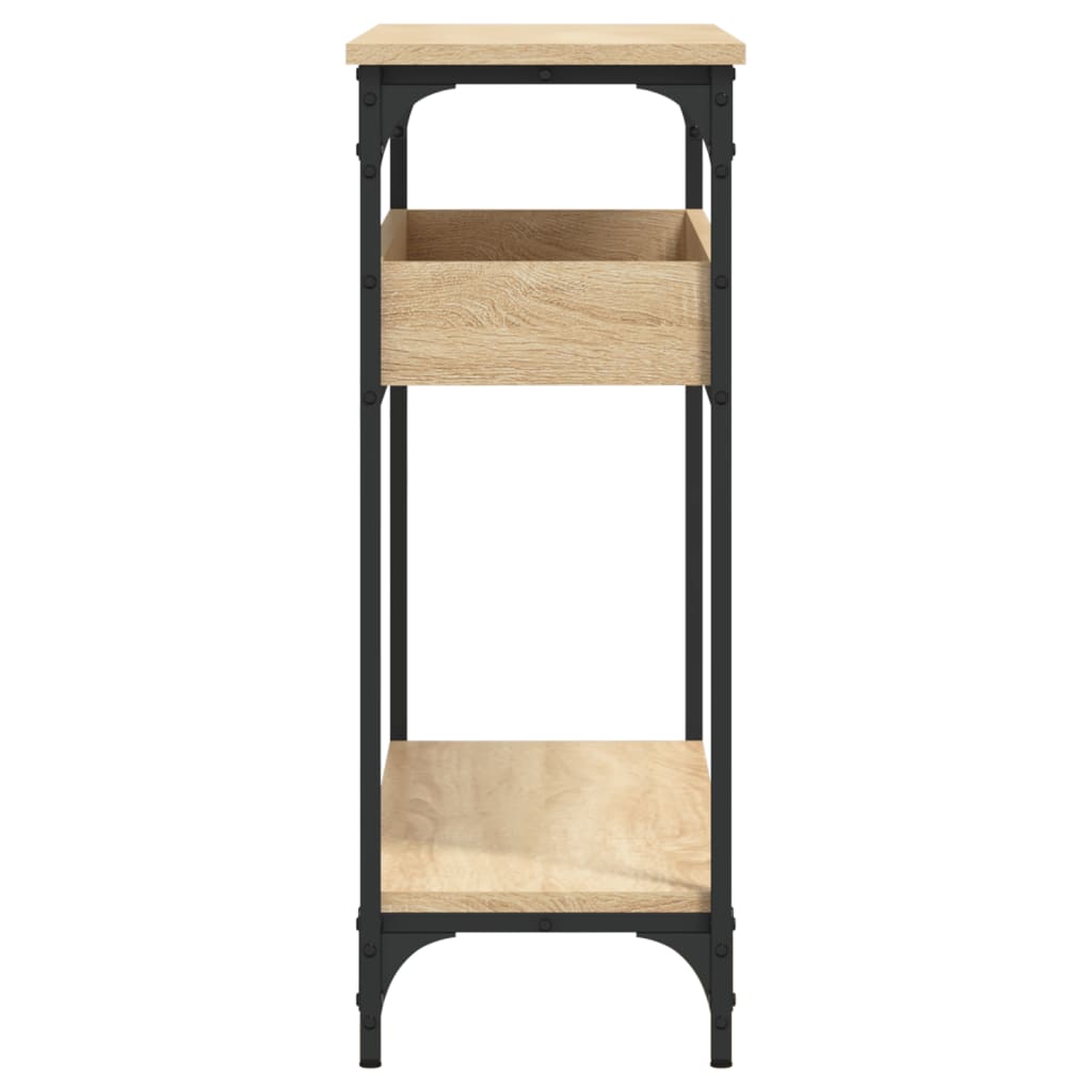 Wandtafel Met Schap 100X29X75 Cm Bewerkt Hout Kleur Sonoma eiken 100 cm