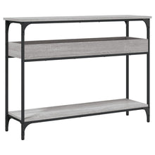 Wandtafel Met Schap 100X29X75 Cm Bewerkt Hout Grijs Sonoma