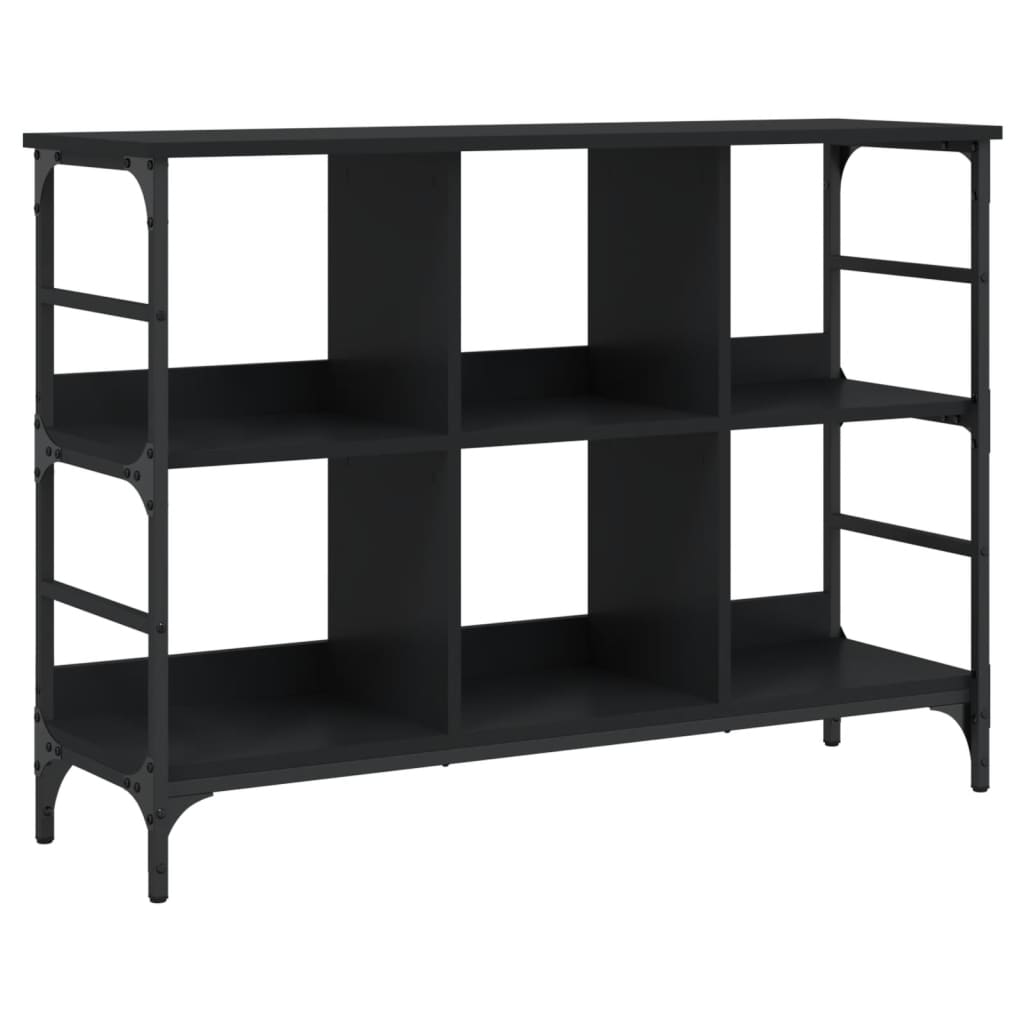 Dressoir 02X32X73,5 Cm Bewerkt Hout 102 x 32 x 73.5 cm Zwart