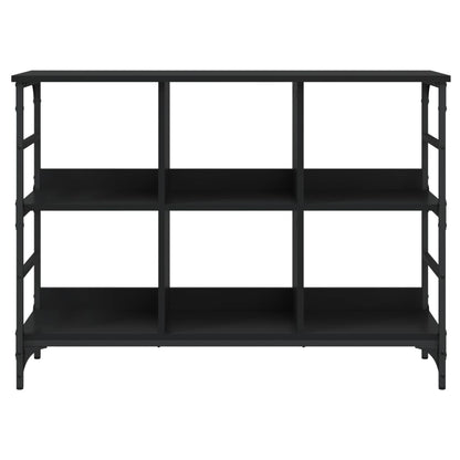 Dressoir 02X32X73,5 Cm Bewerkt Hout 102 x 32 x 73.5 cm Zwart