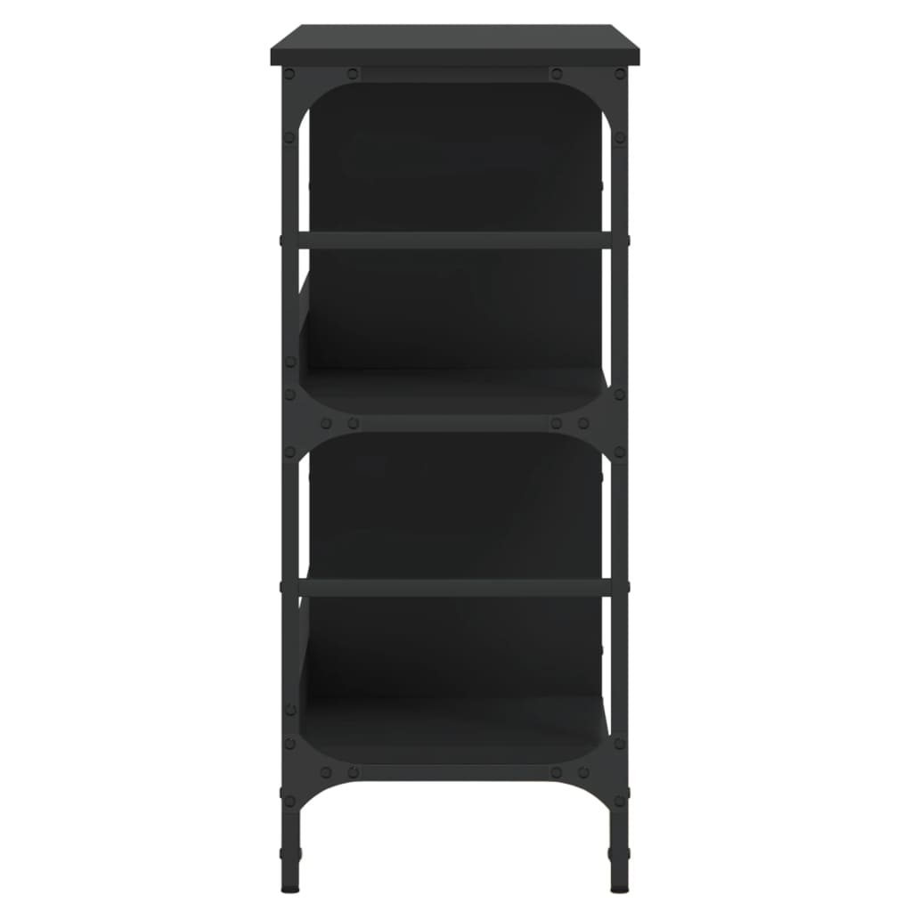 Dressoir 02X32X73,5 Cm Bewerkt Hout 102 x 32 x 73.5 cm Zwart
