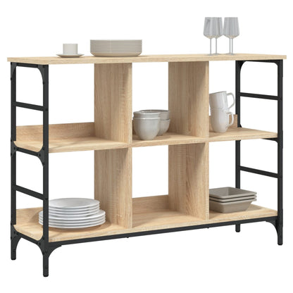 Dressoir 02X32X73,5 Cm Bewerkt Hout Kleurig 102 x 32 x 73.5 cm Sonoma eiken