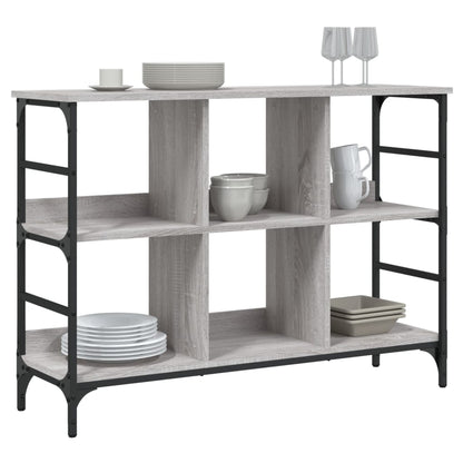 Dressoir 02X32X73,5 Cm Bewerkt Hout Eikenkleurig 102 x 32 x 73.5 cm Grijs sonoma