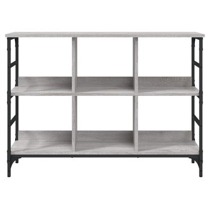 Dressoir 02X32X73,5 Cm Bewerkt Hout Eikenkleurig 102 x 32 x 73.5 cm Grijs sonoma