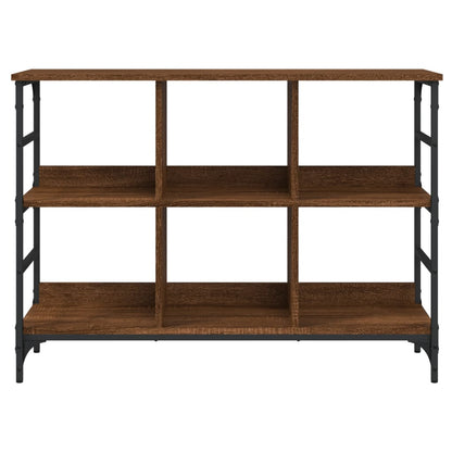 Dressoir 102x32x73,5 cm bewerkt hout bruin eikenkleur