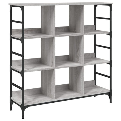 Dressoir 02X32X03,5 Cm Bewerkt Hout Eikenkleurig 102 x 32 x 103.5 cm Grijs sonoma