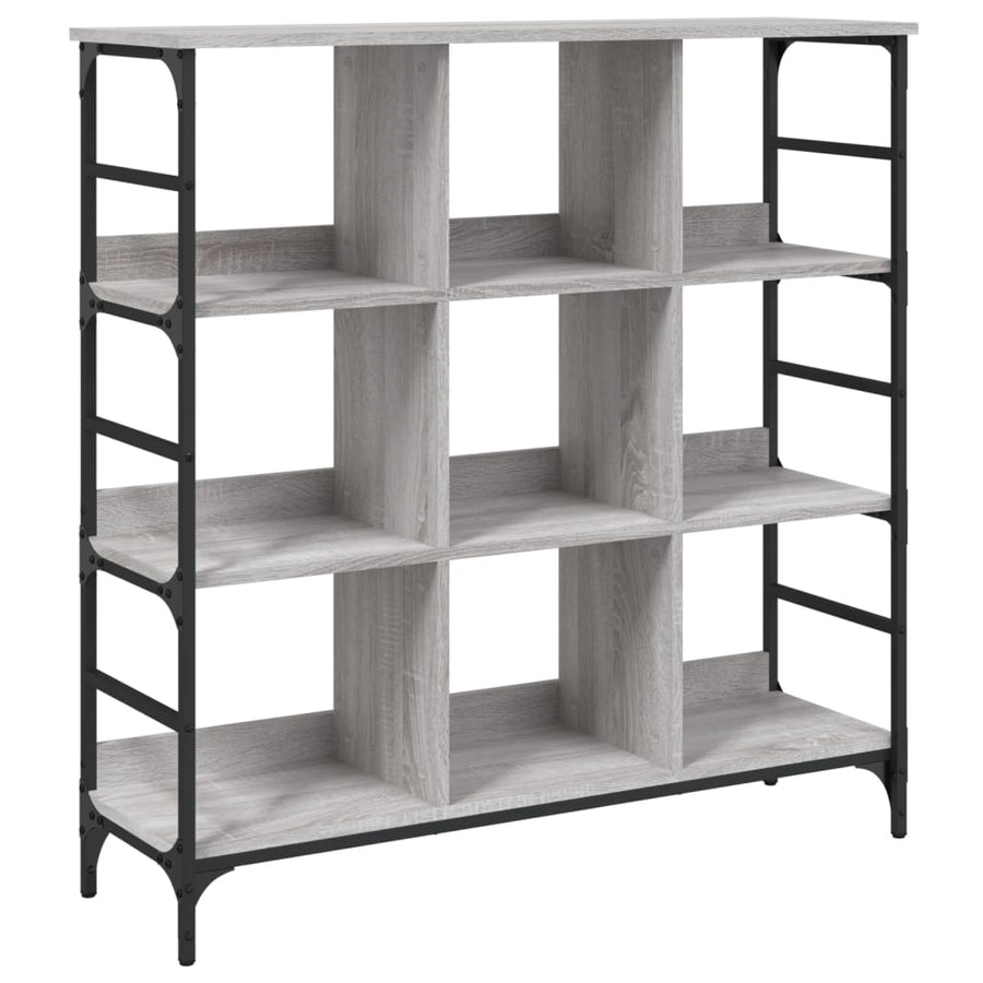 Dressoir 02X32X03,5 Cm Bewerkt Hout Eikenkleurig 102 x 32 x 103.5 cm Grijs sonoma