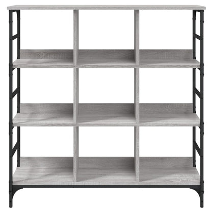 Dressoir 02X32X03,5 Cm Bewerkt Hout Eikenkleurig 102 x 32 x 103.5 cm Grijs sonoma