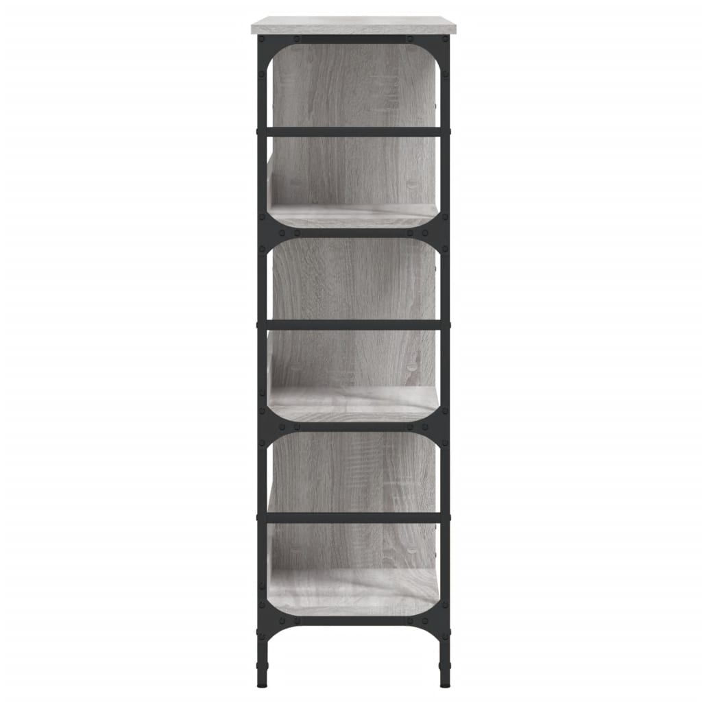 Dressoir 02X32X03,5 Cm Bewerkt Hout Eikenkleurig 102 x 32 x 103.5 cm Grijs sonoma