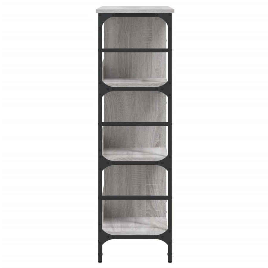 Dressoir 02X32X03,5 Cm Bewerkt Hout Eikenkleurig 102 x 32 x 103.5 cm Grijs sonoma