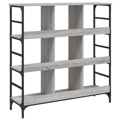 Dressoir 02X32X03,5 Cm Bewerkt Hout Eikenkleurig 102 x 32 x 103.5 cm Grijs sonoma
