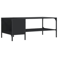 Salontafel Met Rek 00X5X40 Cm Bewerkt Hout Zwart