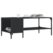 Salontafel 100x51x40 cm bewerkt hout zwart