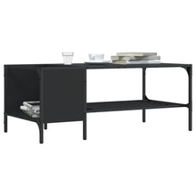 Salontafel Met Rek 00X5X40 Cm Bewerkt Hout Zwart