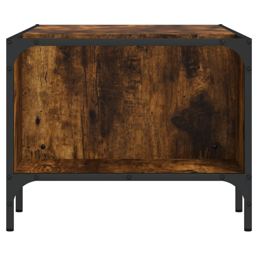 Salontafel Met Rek 00X5X40 Cm Bewerkt Hout Kleur Gerookt eiken