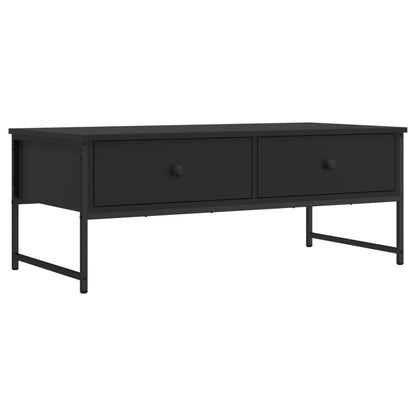 Salontafel 0X49X39,5 Cm Bewerkt Hout Zwart