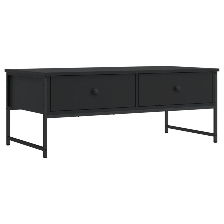 Salontafel 0X49X39,5 Cm Bewerkt Hout Zwart
