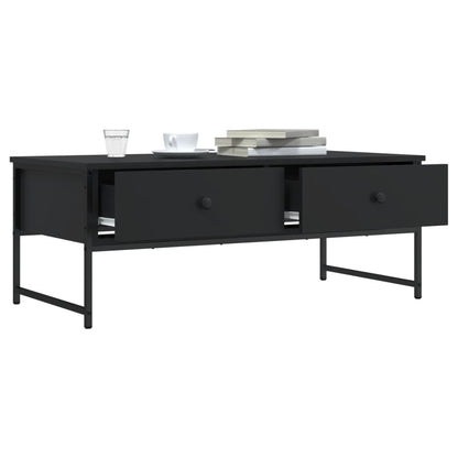 Salontafel 0X49X39,5 Cm Bewerkt Hout Zwart