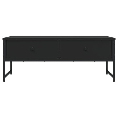 Salontafel 0X49X39,5 Cm Bewerkt Hout Zwart