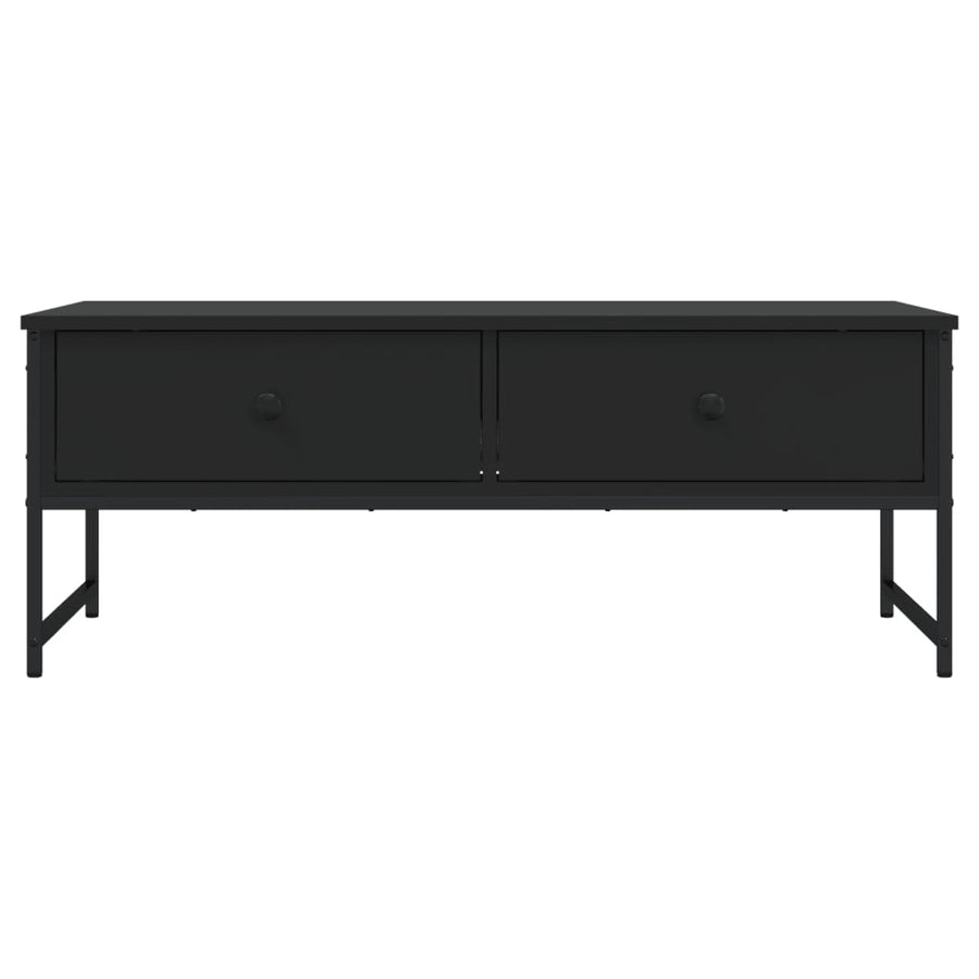 Salontafel 0X49X39,5 Cm Bewerkt Hout Zwart
