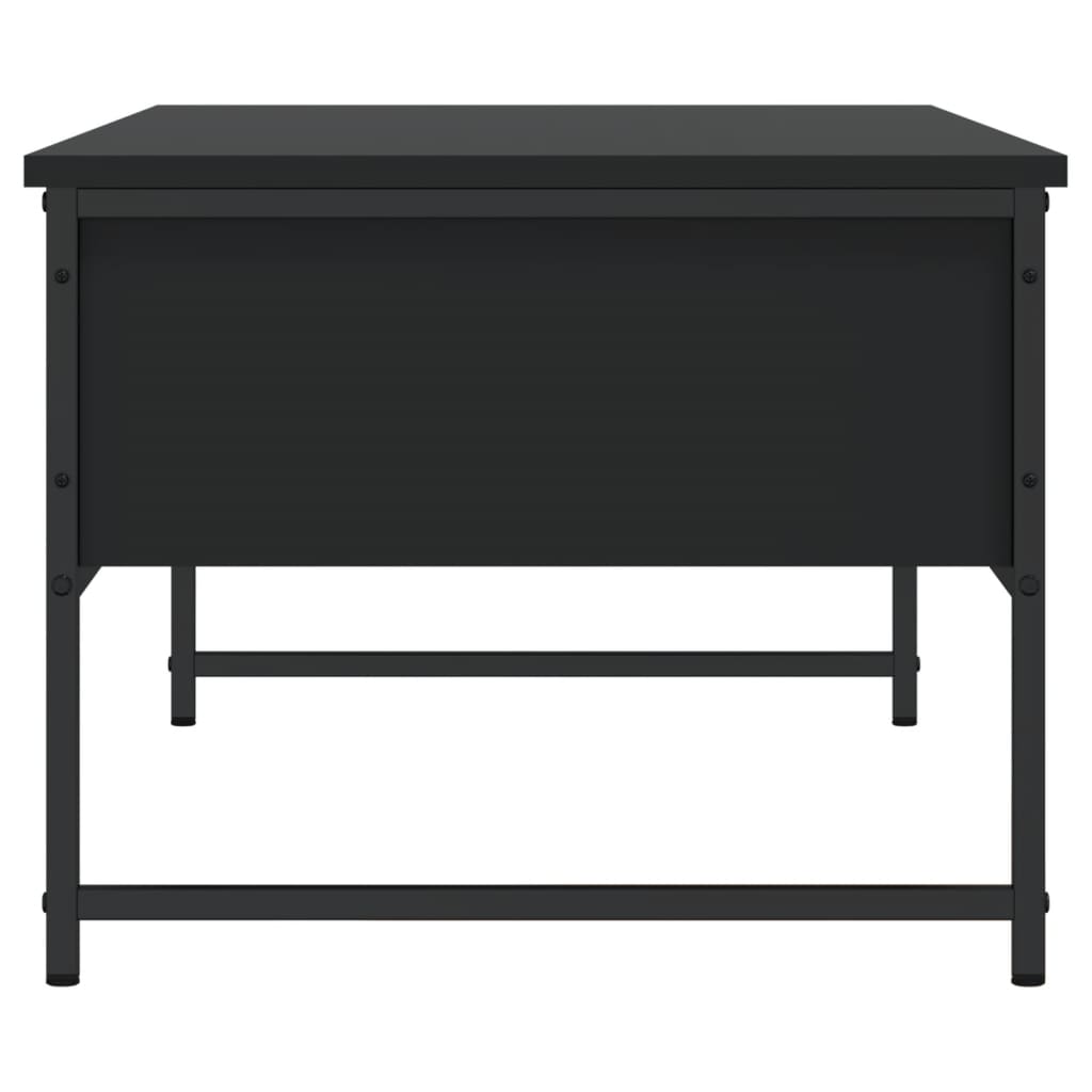 Salontafel 0X49X39,5 Cm Bewerkt Hout Zwart