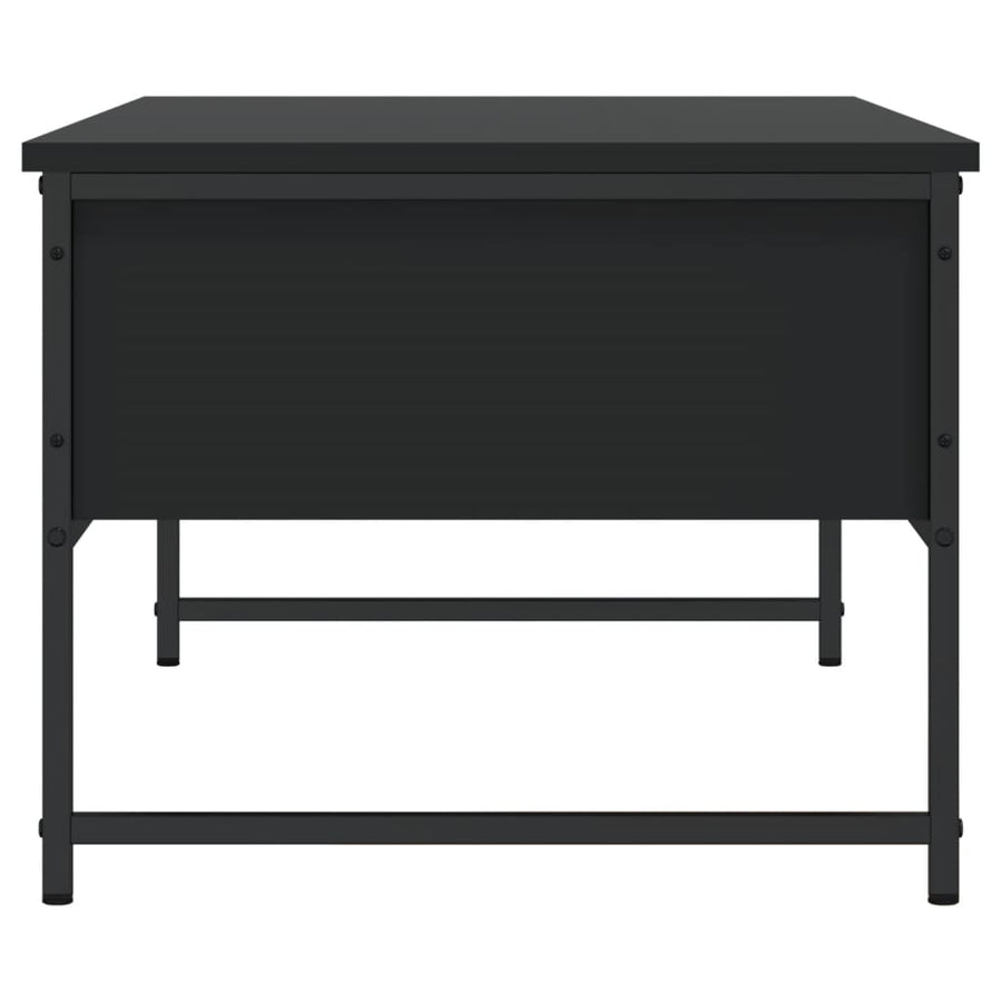 Salontafel 0X49X39,5 Cm Bewerkt Hout Zwart