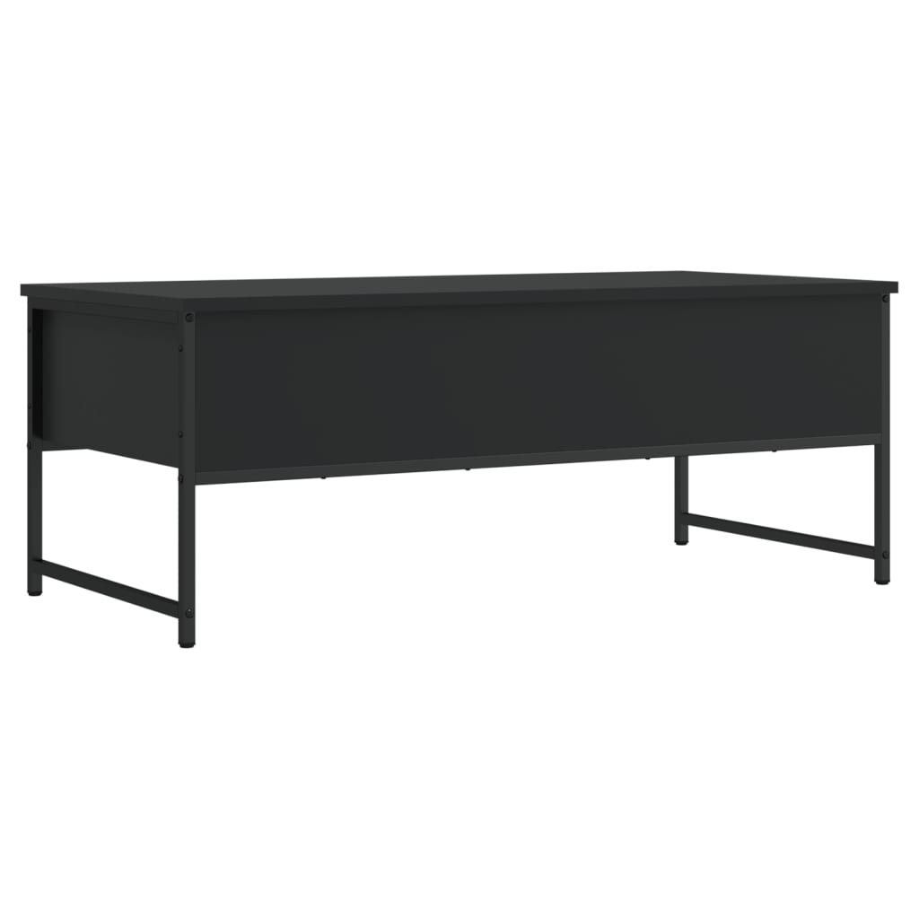 Salontafel 0X49X39,5 Cm Bewerkt Hout Zwart