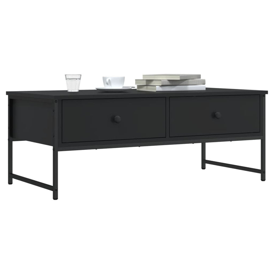 Salontafel 0X49X39,5 Cm Bewerkt Hout Zwart