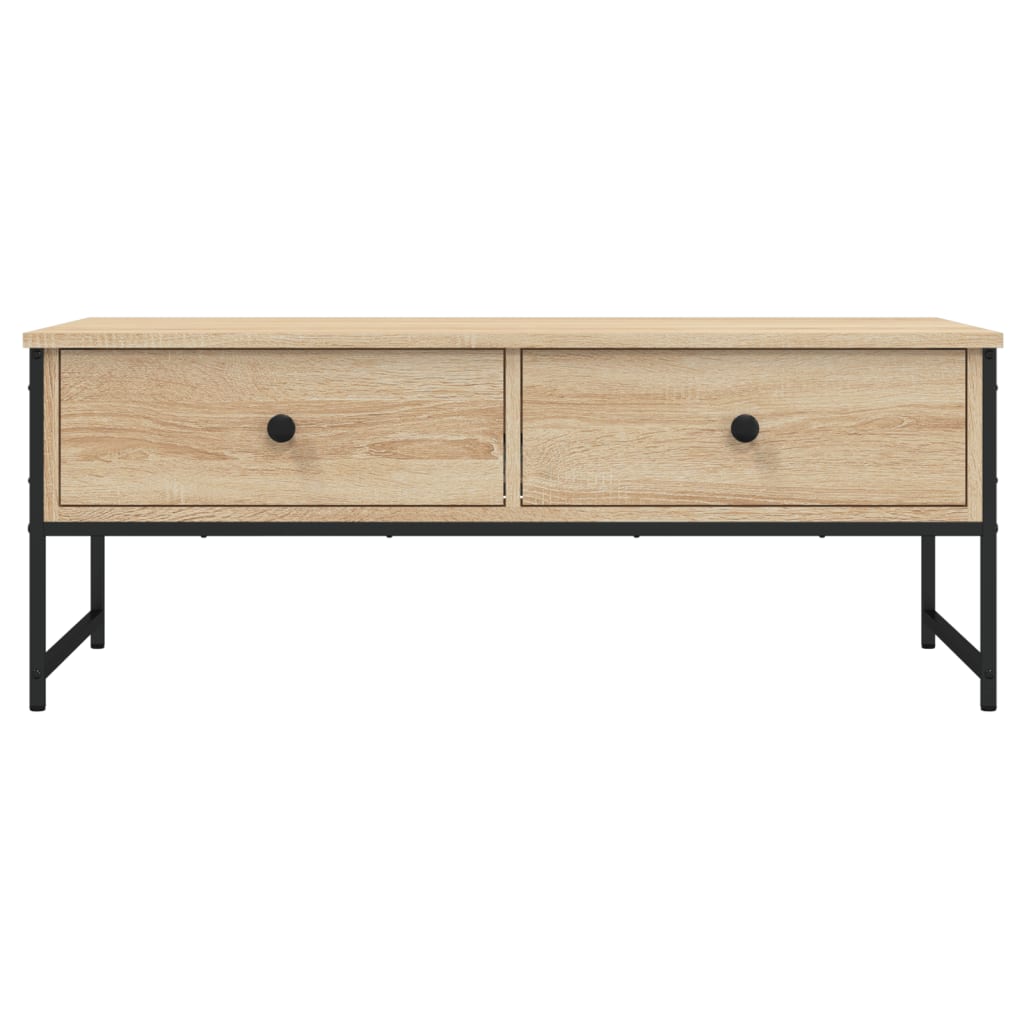 Salontafel 0X49X39,5 Cm Bewerkt Hout Kleurig Sonoma eiken